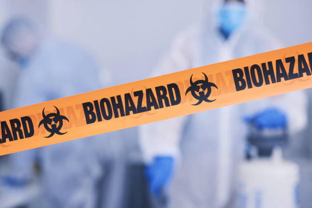 Professional Biohazard technician working in Malone, WI